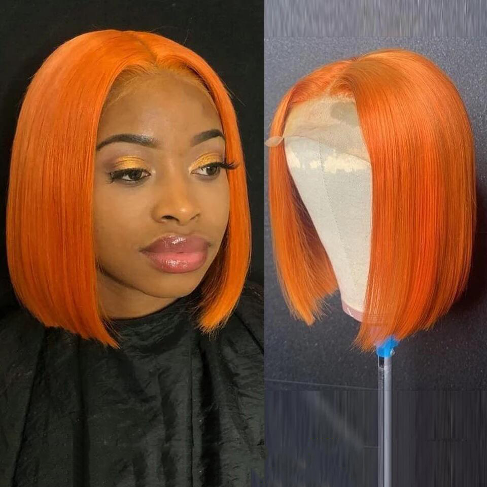 Stema #Ginger T Part 4x4 Lace Straight Closure Bob Wig